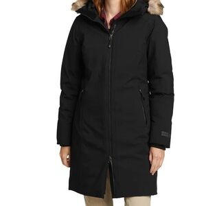 Eddie Bauer Women's Down Parka Coat, Size: Small & Medium Available, Black - NWT